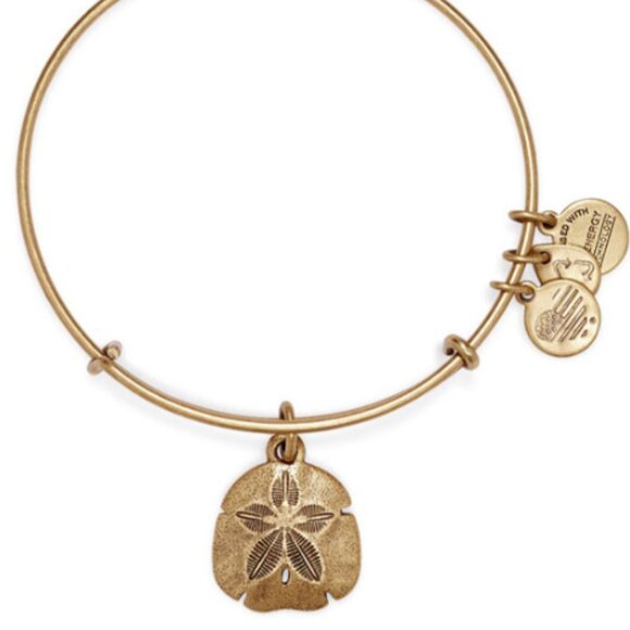 ALEX AND ANI Sand Dollar Bangle Bracelet Bronze - Picture 1 of 9